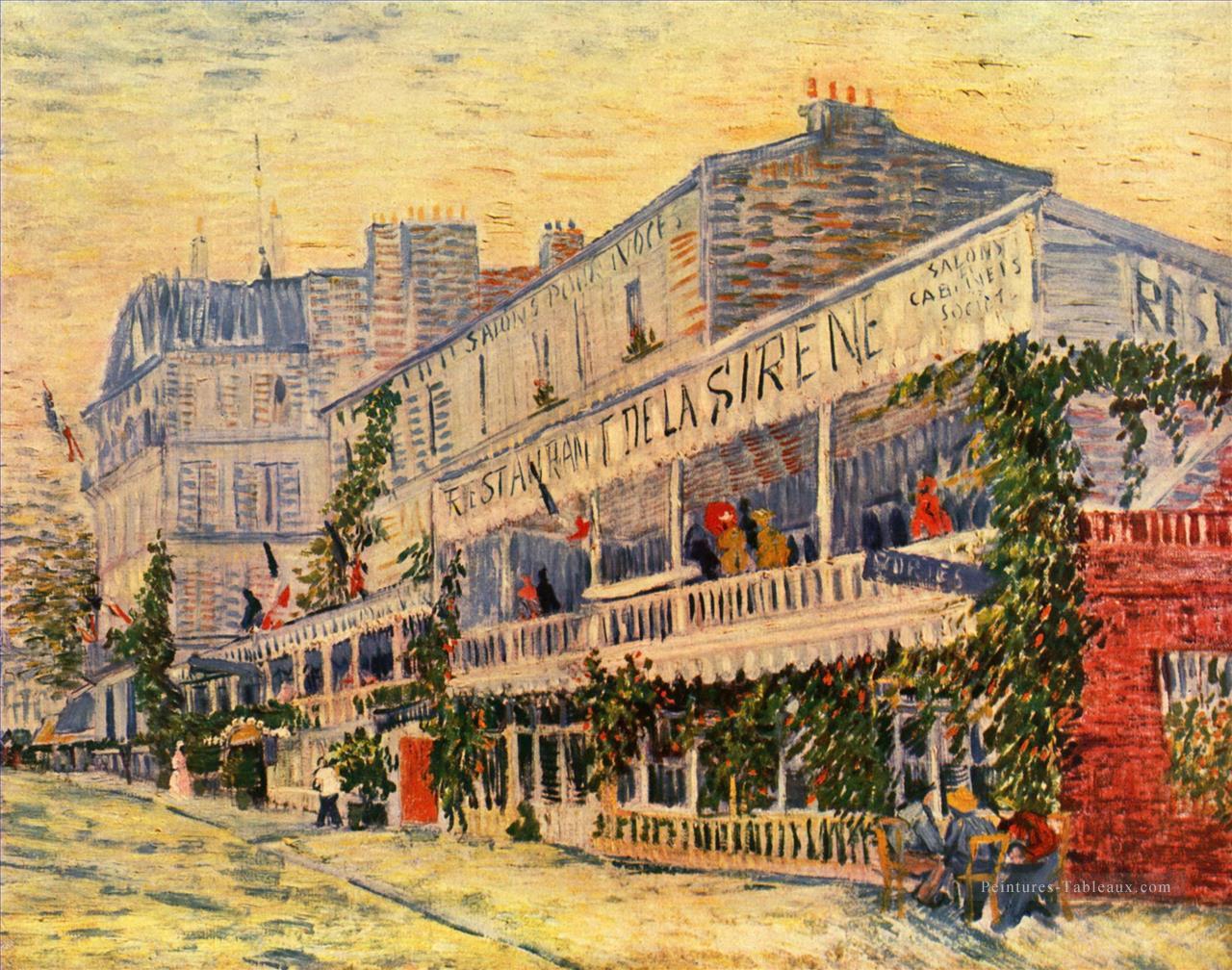 Vincent Willem van Gogh Das Restaurant Paris Peintures à l'huile